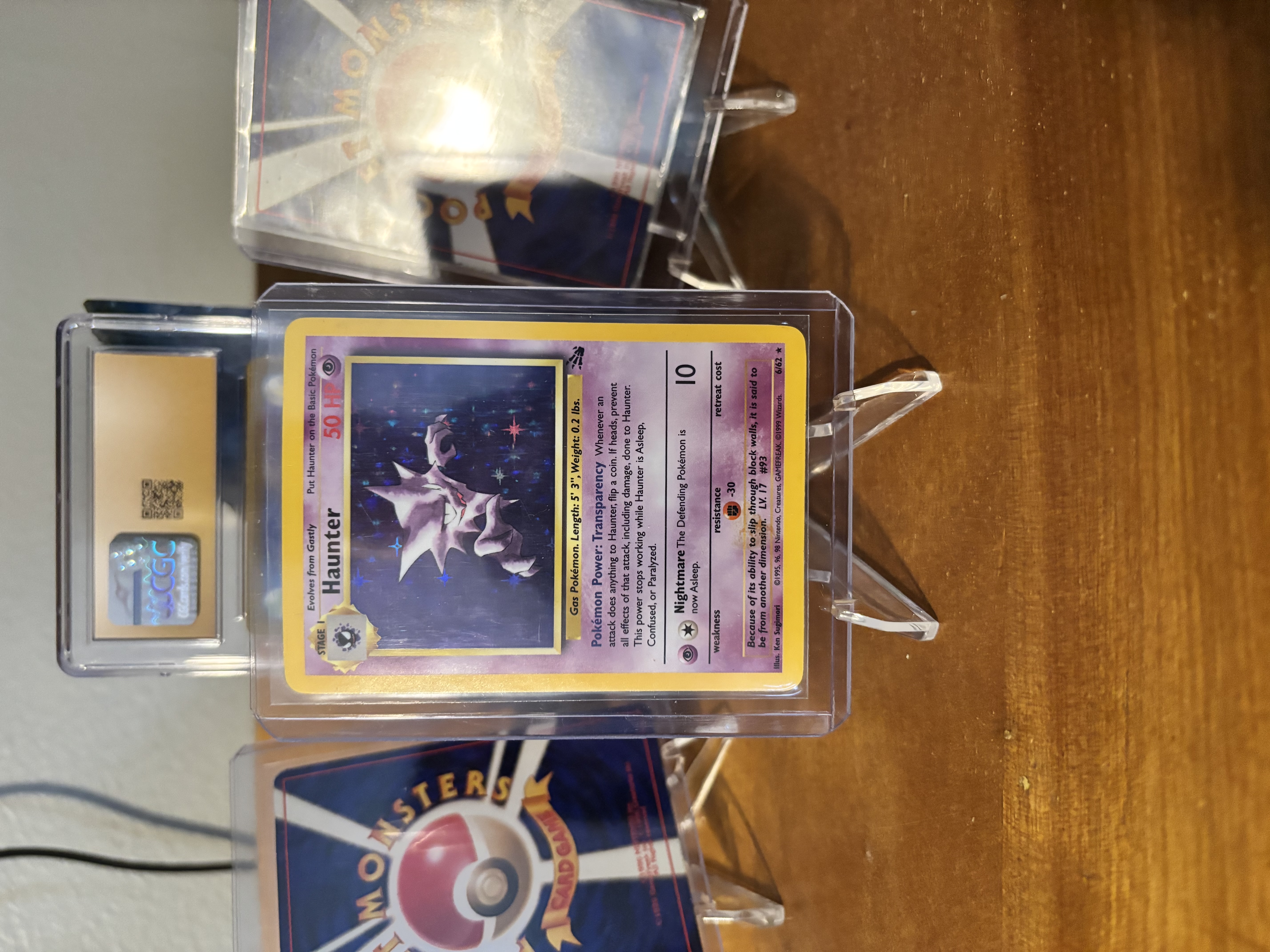 1999 Fossil Haunter Holo 6/62 – Vintage WOTC Pokémon – Played