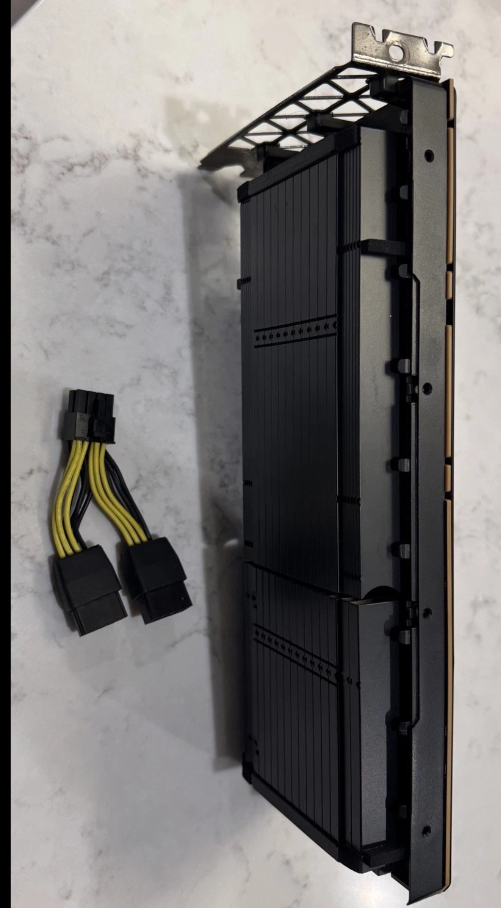 CMP 100-210 GPU with adapter cable