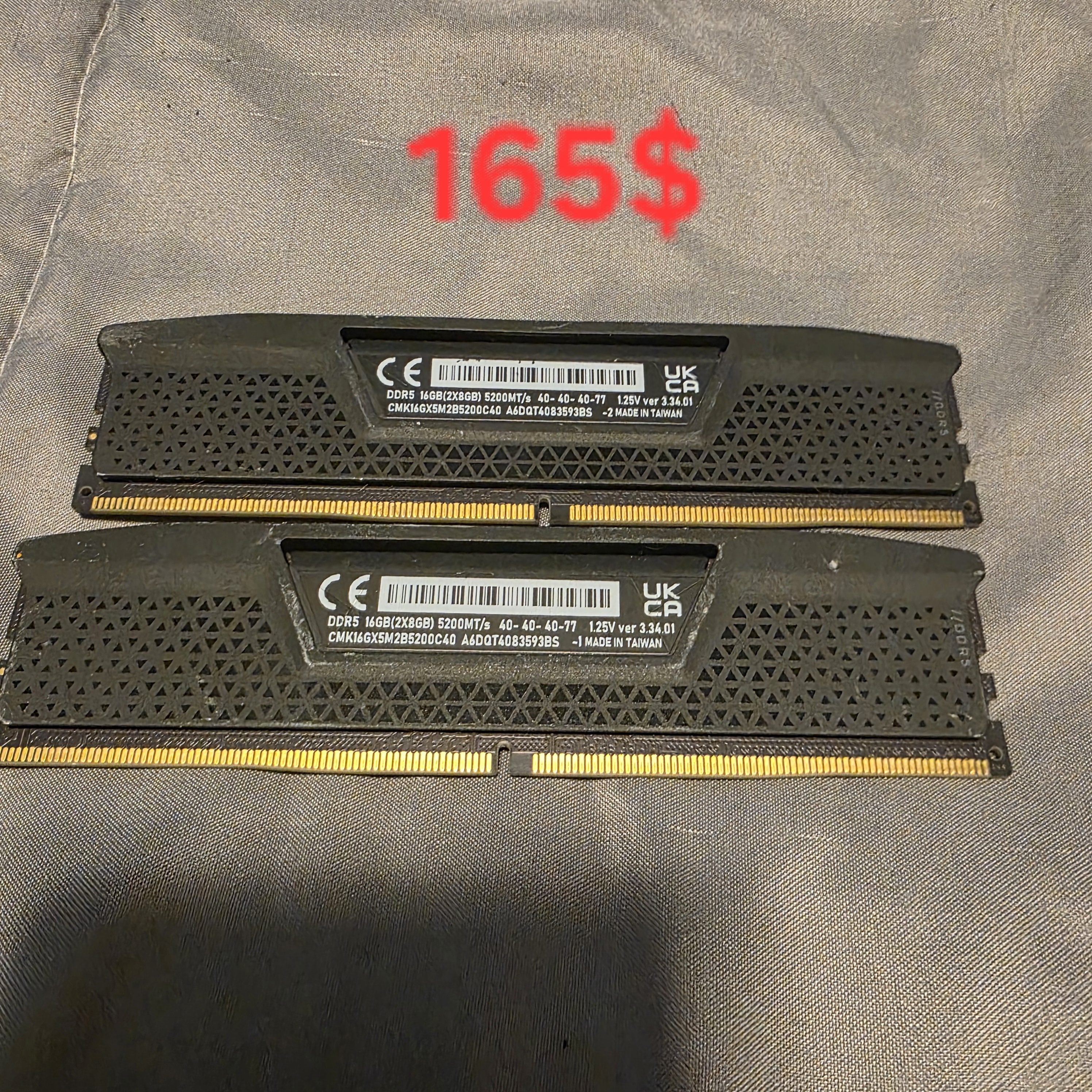 2x8gb ddr5 5200mhz