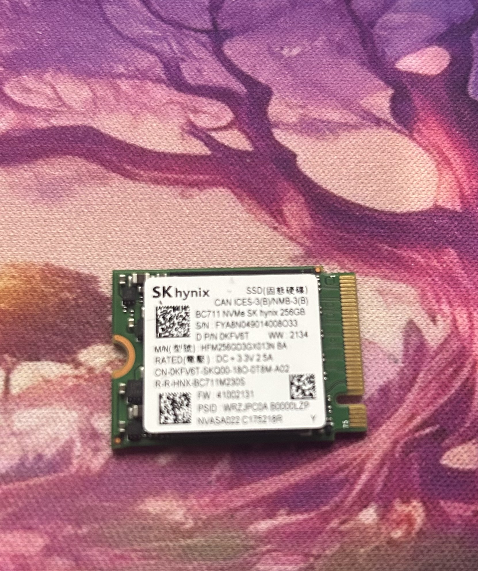 256 GB NVMe