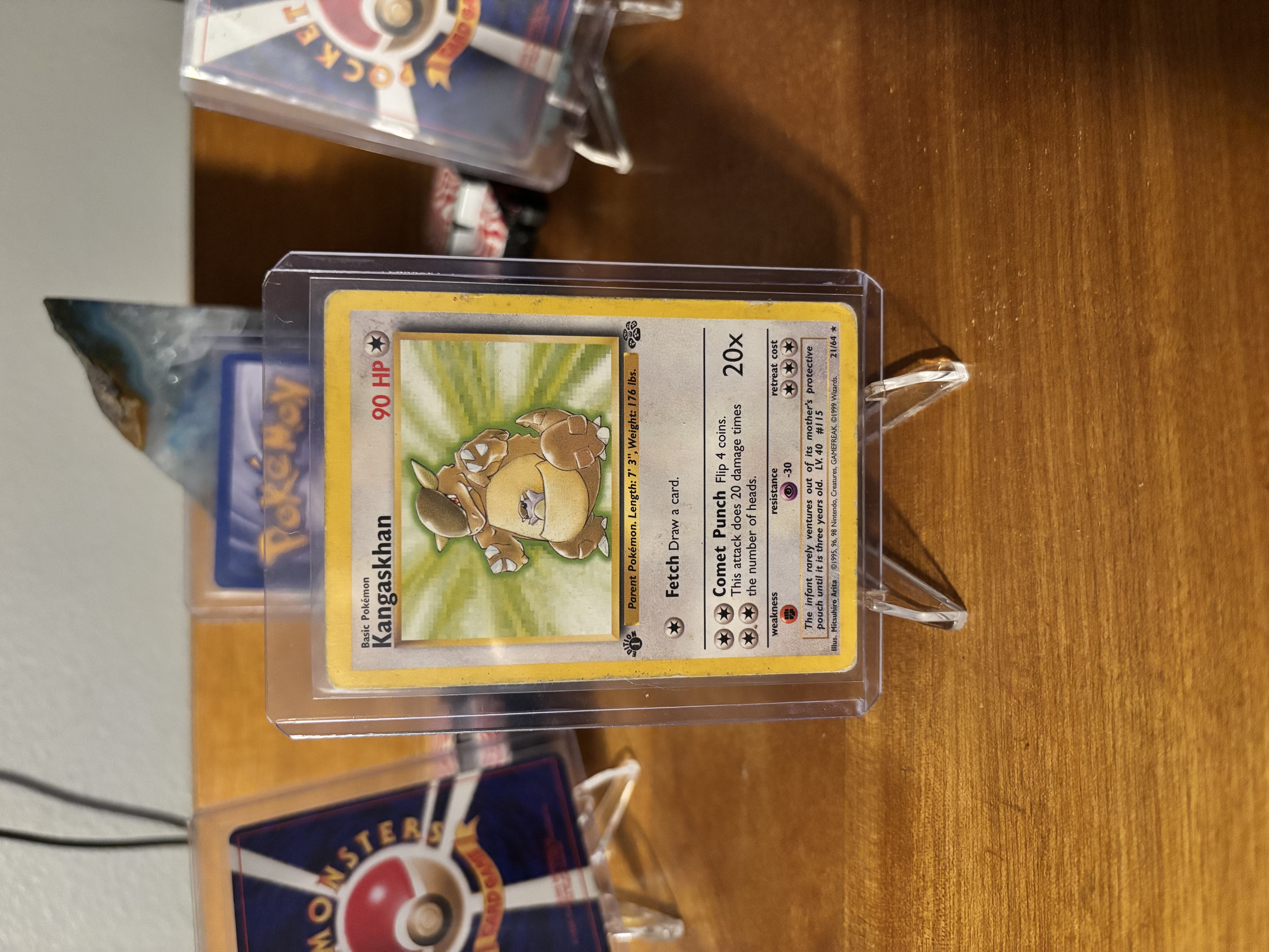 1999 Jungle Kangaskhan 21/64 – Vintage WOTC Pokémon – Played