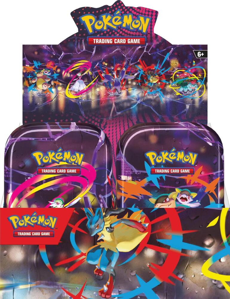 Mega Heroes Mini Tin 5-Pack Full Art Set!!!
