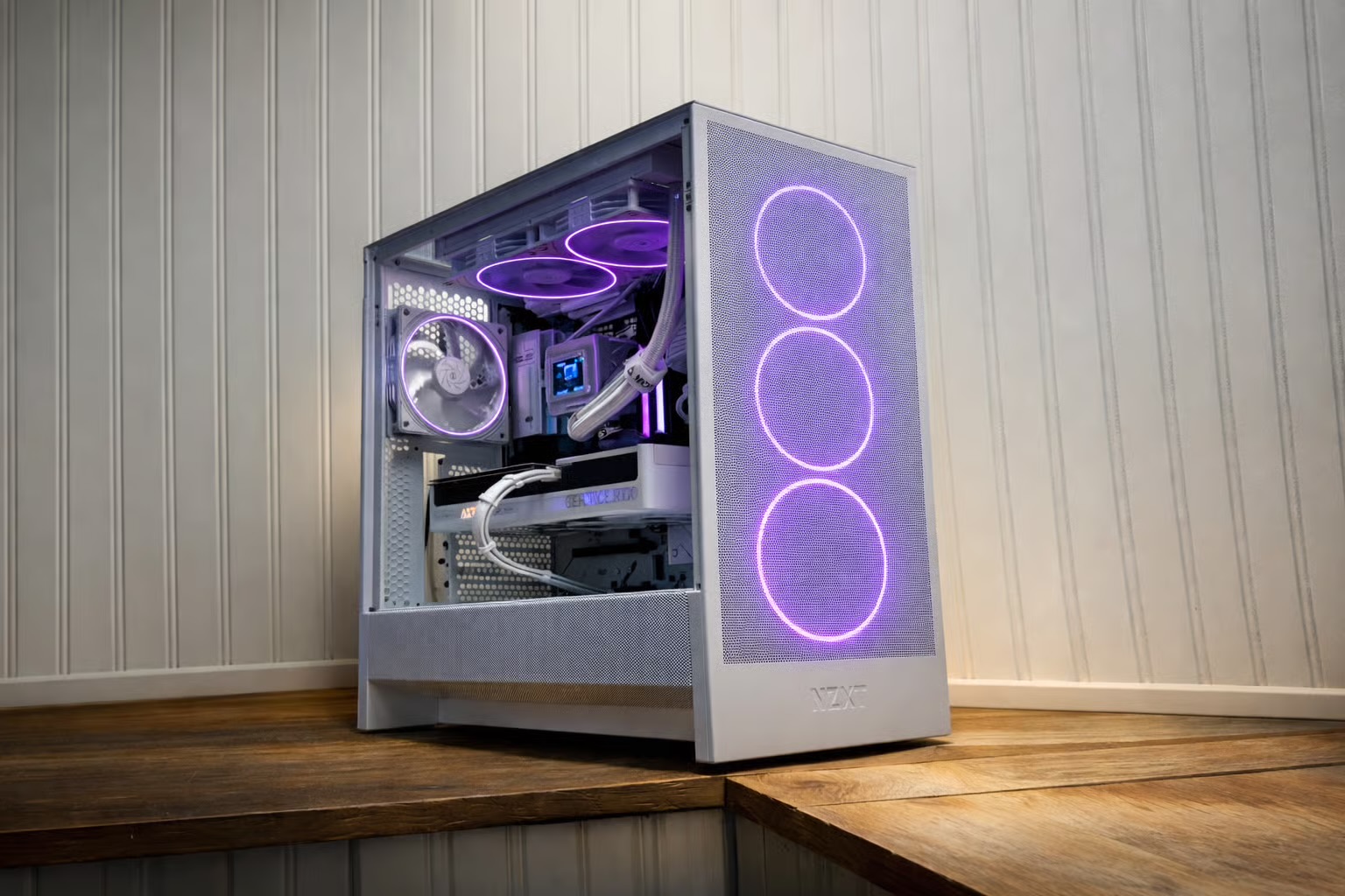 🤍 Aurora Apex 4K Flagship | RTX 5080 16GB | Ryzen 7 7800X3D | 32GB DDR5/2 tb nvme 3tb hdd/ 1000w