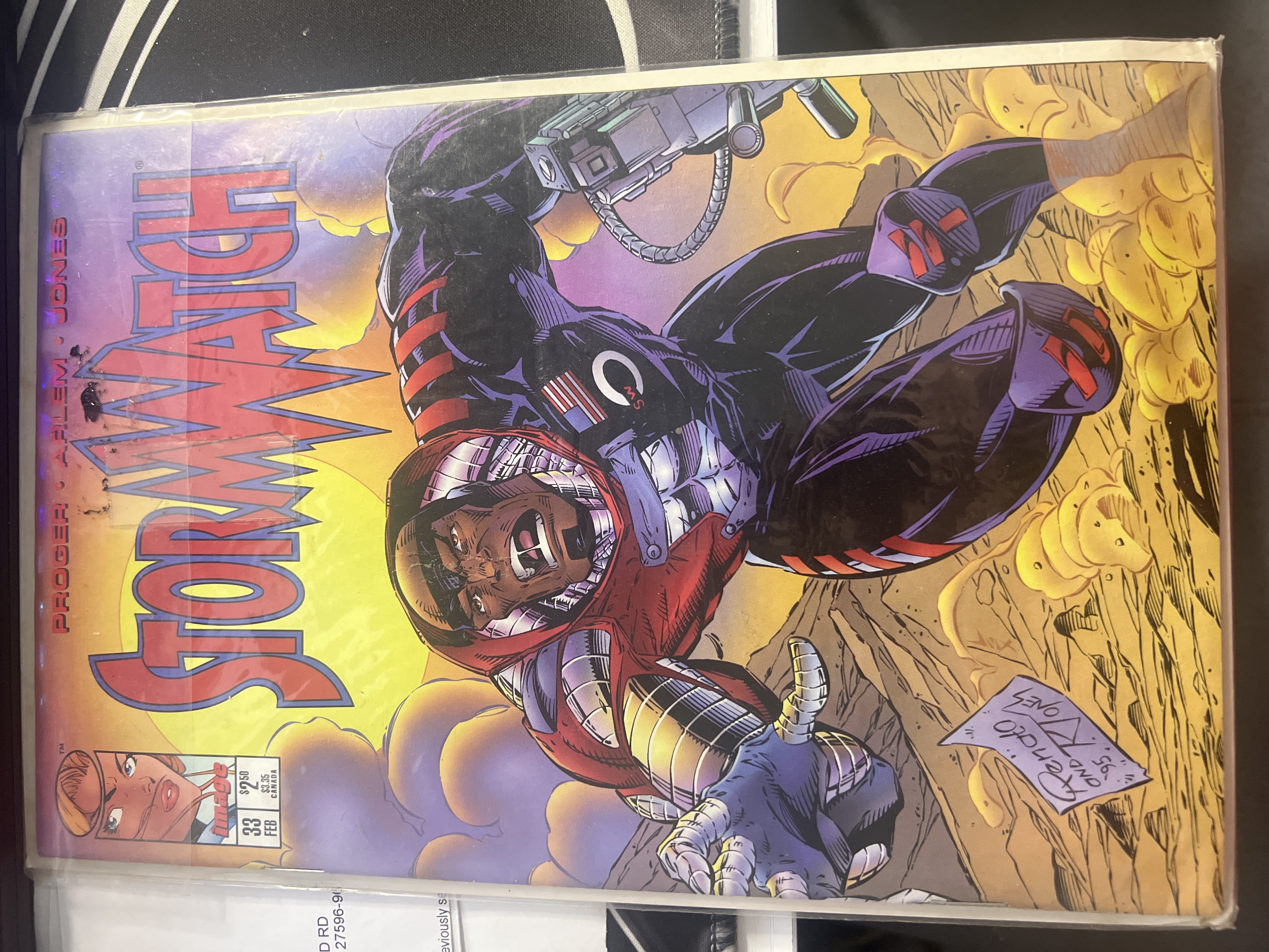 Comic book StormWatch 33 Feb 1996